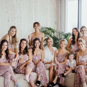 Two velvet jumpsuits $50 for both